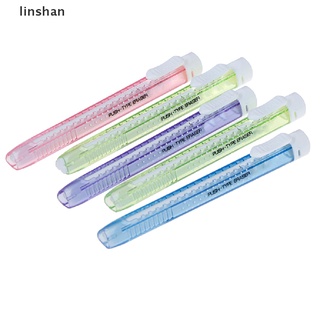 [linshan] 2pcs Mechanical pen shape retractable eraser stationery school supplies [HOT] (1)