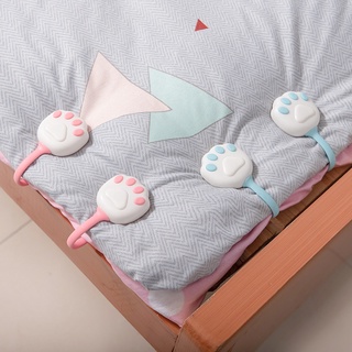 [Featured] 1PC Portable Cute Cat Paw Bed Sheet Clip Holder / Anti Slip Quilt Fasteners (1)