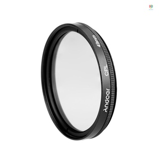 andoer 49mm digital slim cpl polarizador circular filtro de vidrio polarizador para lente de cámara dslr