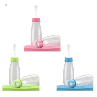 LES Baby Infant Newborn Toddle Feeding Bottle Training Rice Spoon Cereal Food Supplement Feeder Safe Tableware Tools