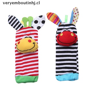 YANG Infant Baby Kids Socks Rattle Toys Animals Wrist Rattle And Socks 0~24 Months .