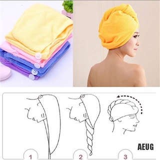 [TYA] toalla de microfibra para envoltura de cabello, secado, baño, Spa, gorro turbante, ducha seca