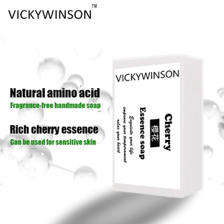 VICKYWINSON Jabón de aminoácidos con esencia de cereza 50g (1)