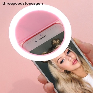 [threegoodstonesgen] led selfie anillo de luz de maquillaje iluminación selfie teléfonos móviles foto luz de noche