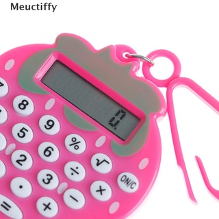 [meti] mini calculadora electrónica para estudiantes/calculadora de color caramelo/suministros de oficina/regalo ffy