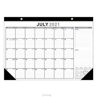 Julio 2021-diciembre 2022 gran escritorio decoración de pared Durable diario inglés planificador mensual