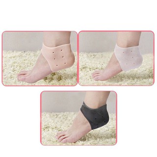 1 par de calcetines de silicona hidratantes para talón para pies agrietados cuidado de la piel (3)
