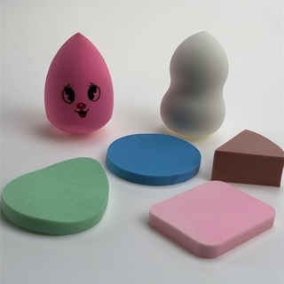 esponja en polvo puff belleza huevo conjunto húmedo seco doble uso puff herramientas de maquillaje (1)