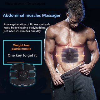 Fsmy estimulador muscular ejercitador Abdominal Fitness masajeador eléctrico Abdomen máquina caliente