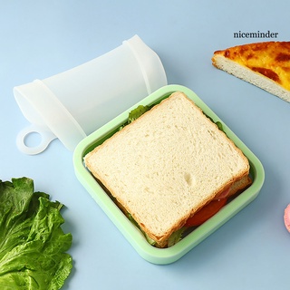 NCJ_Lunch Box Reusable Convenient PP Sandwich Toast Snack Container for Parent-child (3)