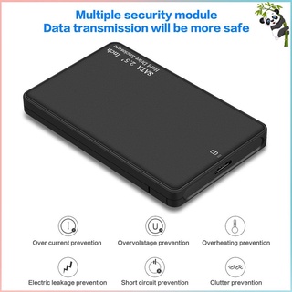Estuche de disco duro móvil de 2.5 pulgadas compatible con HDD SATA a USB 3.0 portátil SSD HDD disco duro externo caso para Notebook