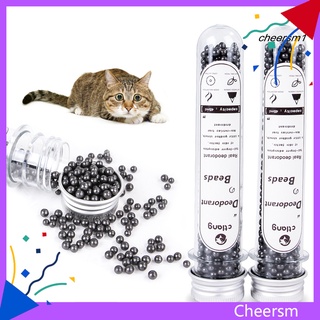 cheersm - desodorante para mascotas (45 ml, sin polvo, sin polvo, carbón activado, práctico, para limpieza de gatos)