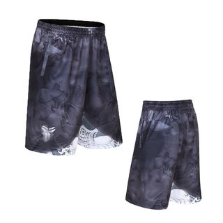 Nba Jersey moda camuflaje negro Mamba Elite baloncesto pantalones cortos para hombre de secado rápido transpirable suelto Casual deportes Running pantalones cortos playa verano