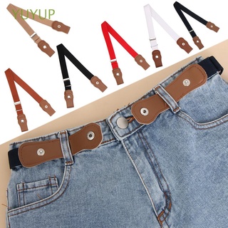 Yuyup pantalones elásticos ajustables sin hebilla Para niños y niñas/cinturón multicolor Para niños
