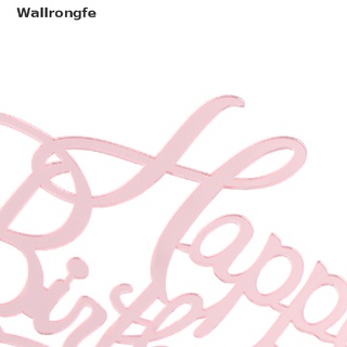 wfe> piezas de papel de purpurina para tartas de feliz cumpleaños, cupcakes, postres, decoración bien (1)