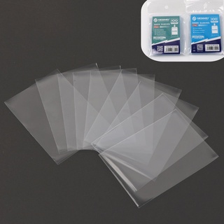 100 unids/pack 64*89mm fundas de tarjeta Protector de tarjeta sin sellar mangas de juego DIY Lomo tarjetas Photocard
