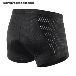 northvotescastcool transpirable pantalones cortos de ciclismo ropa interior de ciclismo 5d gel almohadilla a prueba de golpes alfombrilla de bicicleta nvcc