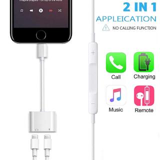 Cable divisor de Audio 2 en 1 Lightning adaptador de auriculares Jack Aux para iOS modelos iPhone (2)