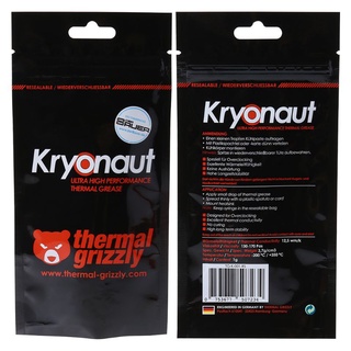groc térmica grizzly kryonaut 1g para cpu amd procesador intel disipador de calor compuesto de enfriamiento de pasta térmica enfriador de grasa térmica (9)