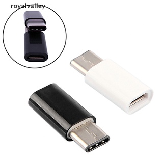 Royalvalley USB 3.1 Type C Male to Micro USB Female Adapter Converter Connector Data Adapter CL