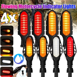 motocicleta led indicadores de señal de giro intermitente luz de freno luz trasera