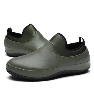 De alta calidad chef zapatos de cocina especial zapatos impermeable antideslizante zapatos de agua botas de lluvia hombres y mujeres de catering a prueba de aceite zapatos de limpieza (4)