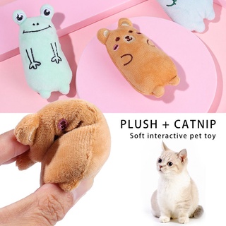 forever20 3 piezas de regalo de peluche gato juguete de limpieza de dientes masticar juguetes para mascotas catnip anti-mordida menta divertido suave interactivo (3)
