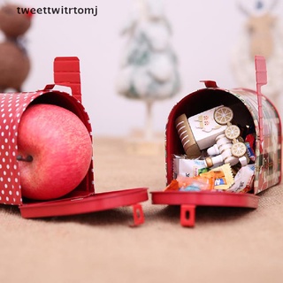 Womj Mailbox Design Christmas Candy Can Christmas Iron Box Biscuit Storage Gift Box . (1)