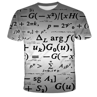 Divertido matemáticas Pun patrón 3D camiseta de manga corta camisetas niños Tee todas interesantes ecuaciones de estudiante niños niñas camisa (3)