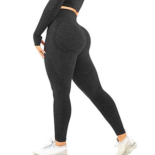 ✨ FuhuangYa 🌫️ Fashion Women Hip Seamless Point High Waist Speed Dry Pants Fitness Yoga Pants