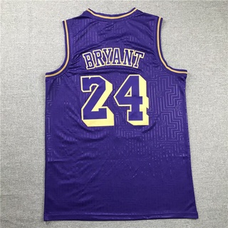 New 2021 Nba Los Angeles Lakers 24 Kobe Bryant Year Van De Rat Limited Edition Heren Basketball Jerseys