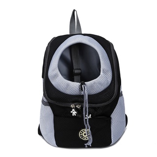 cómoda pequeña mochila de viaje de malla transpirable para perros cachorros (1)