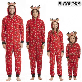 Nuevo conjunto de trajes a juego para la familia Navidad Muñeco de nieve Ciervos Impreso Navidad Pijamas familiares Conjunto Niños Papá Mamá Ropa de Navidad Padre e hijo Ropa de dormir en casa Navidad (1)
