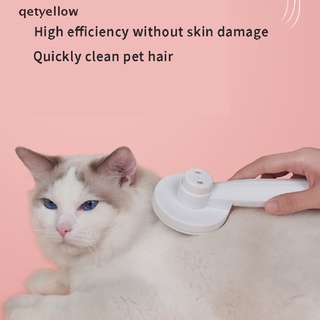 Qetyellow-Peine Para Mascotas , Gato , De Pulgas Autolimpiante , Perros Y Gatos , Cepillo De Pelo CL