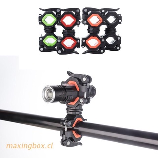 maxin universal bicicleta 360 rotación clip abrazadera linterna soporte de montaje de luz led soporte para linterna parte de ciclismo