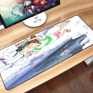 Best popular Spirited Away mousepad Hot Sell Extra Large Mouse Pad Gaming Mousepad Anti slip Natural Rubber with Locking Edge Gaming Mouse mouse pad with light xiyingdan2