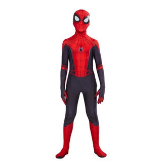 Decorseason Spiderman Costume, Far from Home Superhero Spider Man Cosplay Suit for Kids 3D Style