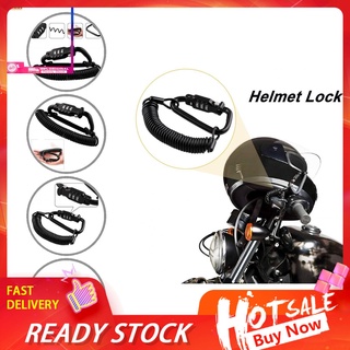 cute_ bloqueo de casco impermeable casco de motocicleta contraseña bloqueo anti-óxido para motocicleta