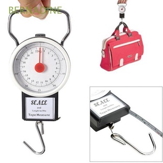 BERNADINE High Quality Weighing Scales Mini Kitchen Fish Measurement Luggage Scale Portable Travel 22kg Multifunction Balance Baggage Hanging Hook