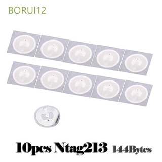 Borui12 Etiqueta adhesiva De 144443a De Iso 14443a Rfid De 13.56 Mhz nbc213 Nfc/multifunción