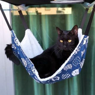 Mocredtree- Warm Pet Hammock Mounted Cats Bed Comfortable for Kitten