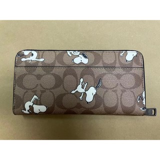 Coach C4596 mujeres bolsos de moda largo Snoopy lindo exquisito cartera de gran capacidad de la tarjeta caso monedero bolsa de billetes (3)