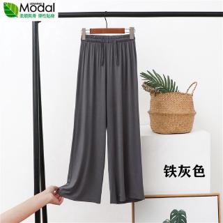 listo stock palazo coreano de la moda de las mujeres [palazo] pantalón largo muslimah suelto baju m-2xl 40-75kg (6)