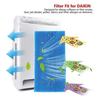 Filtro purificador de aire de 2 capas, reemplazo de filtro reutilizable, para DAIKIN MC70KMV2 MCK57LMV2 filtro de alérgeno elementos de aire (2)