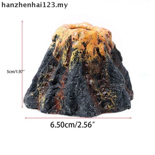 [Hanzhenhai123] acuario forma volcán y piedra de burbuja de aire bomba de oxígeno tanque de peces adorno decoración (7)