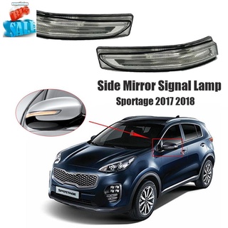 coche espejo retrovisor led señal de giro lámpara intermitente luz espejo lateral lámpara de señal para kia sportage 2017 2018 87624d9000