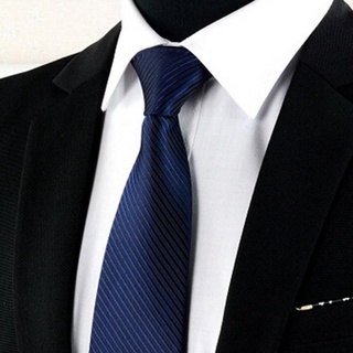hombres comercial cremallera lazo formal traje perezoso corbata rayas boda estrecha cravate (3)
