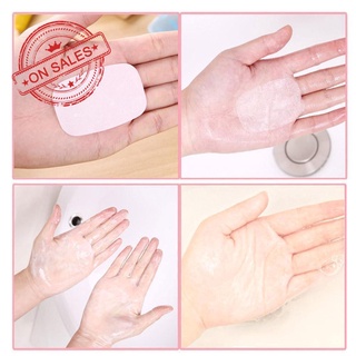 Mini jabón De Papel Portátil sinzshop Para limpieza Facial con hojas 20 G2J6