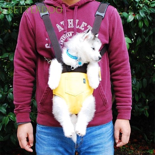 BETTERDOO Transpirable Perro Gato Hangbag Bolsa De Viaje Gatito Cachorro Mascota Portátil Textura De Algodón Mascotas Suministros Al Aire Libre Mochila/Multicolor