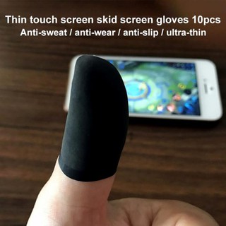 1Pcs móvil dedo manga pantalla táctil controlador de juego a prueba de sudor guantes para teléfono juegos para iPhone Xiaomi Huawei Honor Samsung Vivo Oppo Sony teléfono inteligente